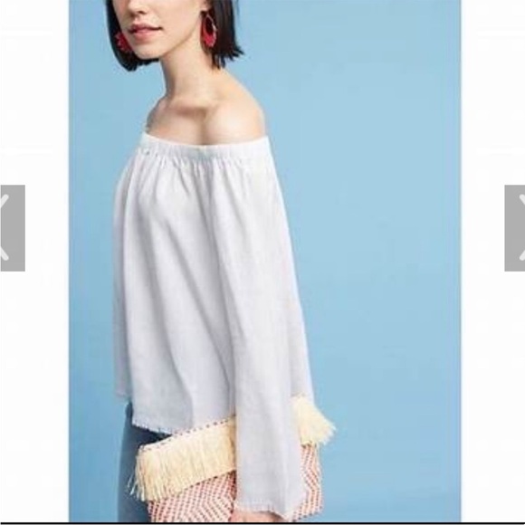 Cloth & Stone (Anthropologie) Off the Shoulder Top - Picture 2 of 9